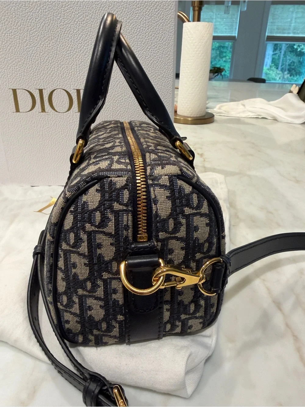 Dior Navy Groove 20 Classic Monogram Canvas - No Longer Available!